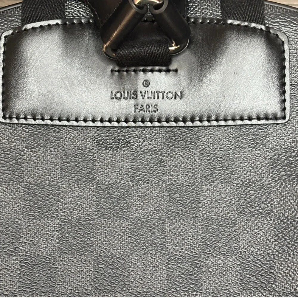 Louis Vuitton Josh Backpack Damier Graphite Full Set Authenticated Excellent